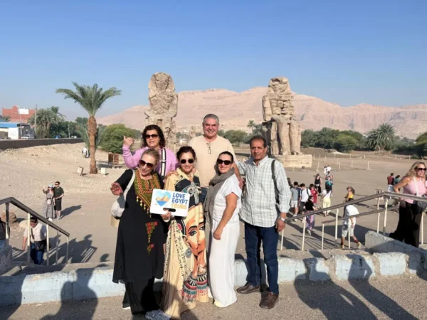 The Magestic the Colossus of Memnon, Luxor, Egypt