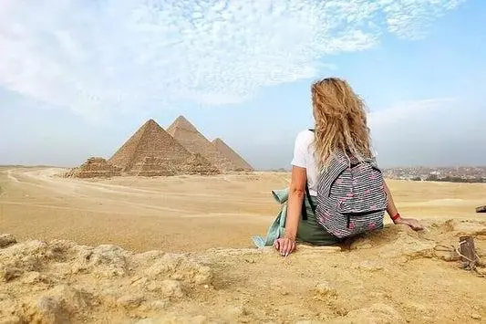the Pyramids of Giza